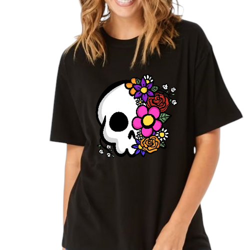 Floral skull (Ladies)