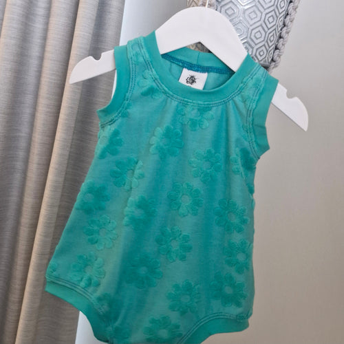 Bubble romper - Aqua