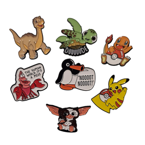 Enamel pins - Characters