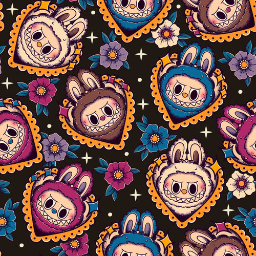 Labubu Tattoo style (size 0000-2)