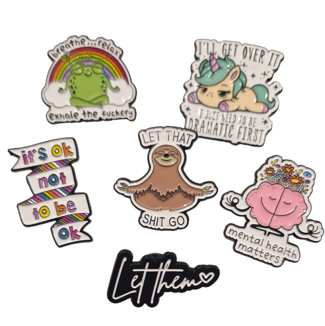 Enamel pins - Mental Health