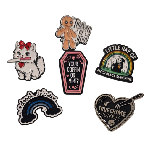 Enamel pins - Goth